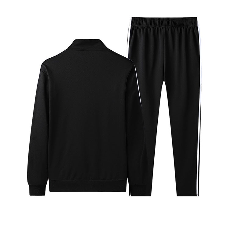 Adidas Set Đồ Thể Thao Hai Mảnh Gồm Áo Hoodie Nhanh Khô Và Quần Dài Thể Thao Thoáng Khí Cho Nam