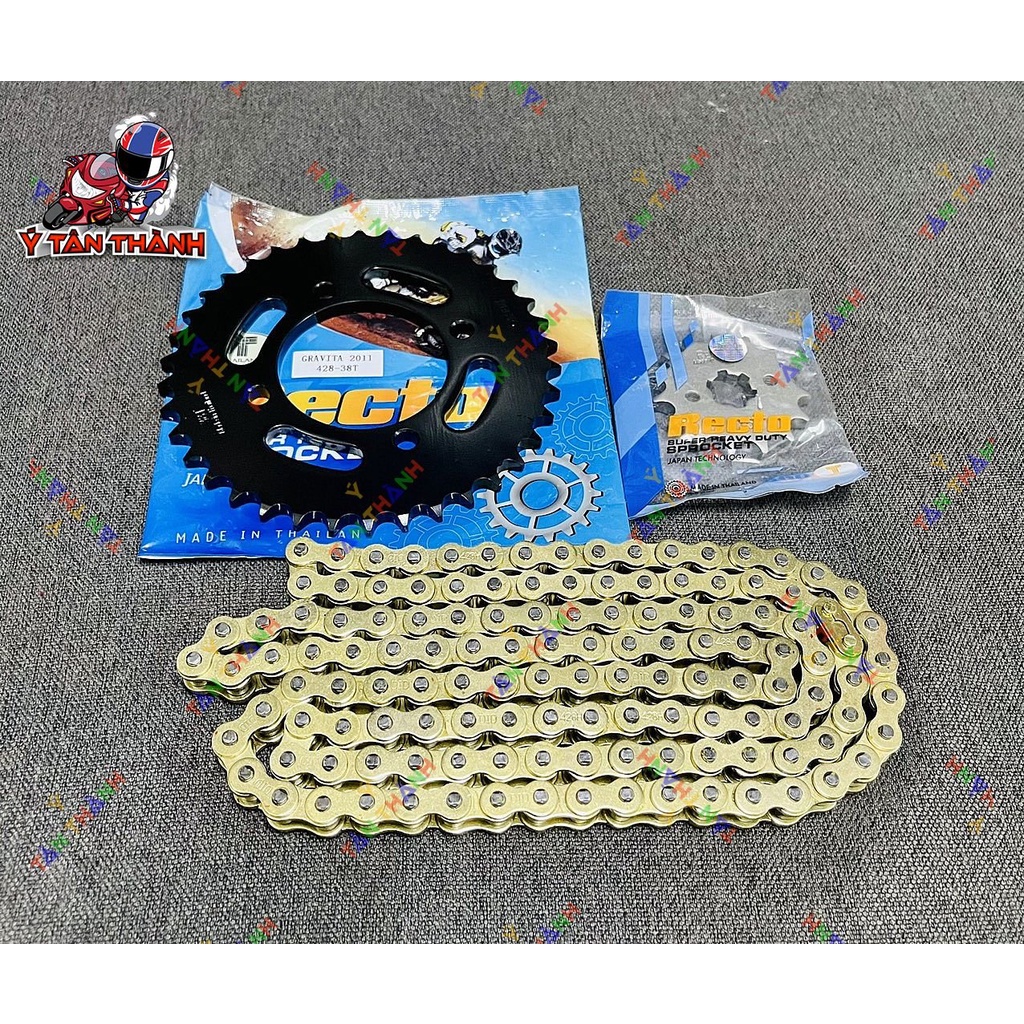 nhông sên đĩa recto xe gravita 2011 MS 206