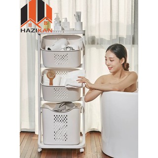 KỆ ĐỂ ĐỒ THÔNG MINH NHỰA PLASTIC CÓ BÁNH XE CHO NHÀ CHẬT ZAKI10