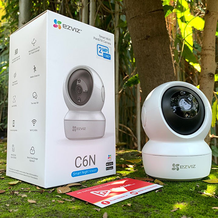 Camera Wifi Ezviz_C6N_1080P Full HD 1080P 2MP, Xoay 360 độ , Đàm Thoại LOA 2 Chiều , Có Cổng LAN - BẢO HÀNH 24 THÁNG | WebRaoVat - webraovat.net.vn