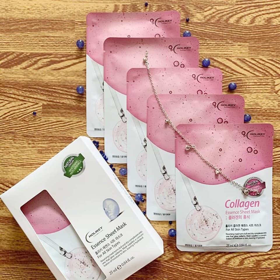 Mặt Nạ Collagen Dưỡng Ẩm Holikey Collagen Essence Sheet Mask 25ml