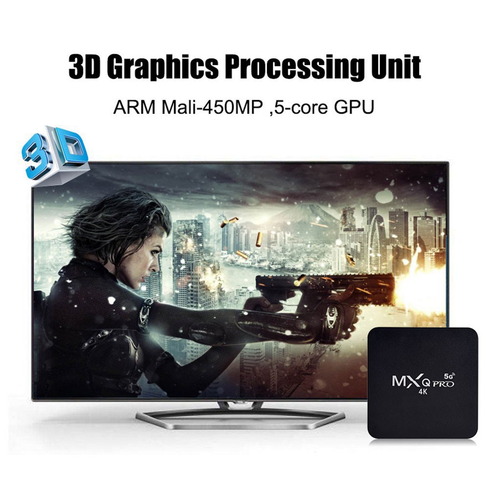 Hộp Tv Thông Minh Android Tv Box Mxq Pro 4k 5g Smart Android10.1