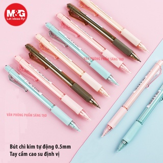  Bút Chì Bấm Tự Trôi Ngòi AMP0371 Có Tay Cầm ĐỊnh Vị Nét 0.5mm