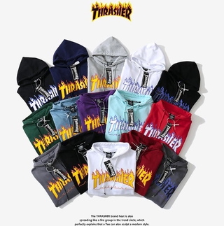Áo Hoodie Ithrasher hoodie n Chữ Thrasher Kiểu Dáng Cổ Điển Unisex