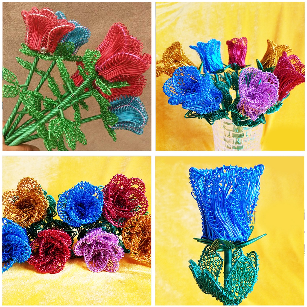 1 Cuộn Dây Nhôm 2.5mm / 2mm / 1.5mm / 1mm Làm Trang Sức Thủ Công