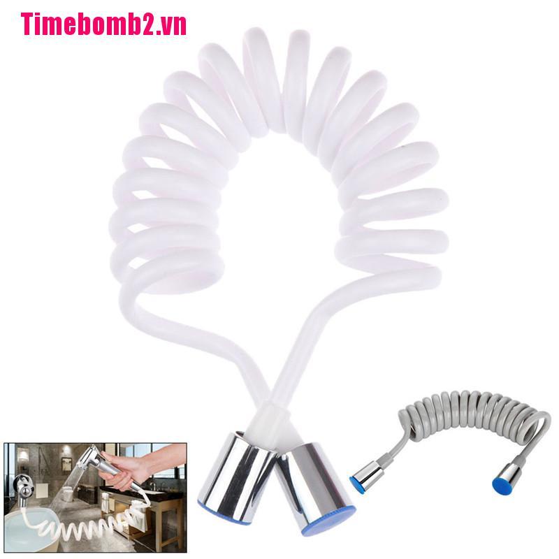 (Timebomb &amp; Hot) Đầu Nối Vòi Nước ABS Lò Xo Linh Hoạt