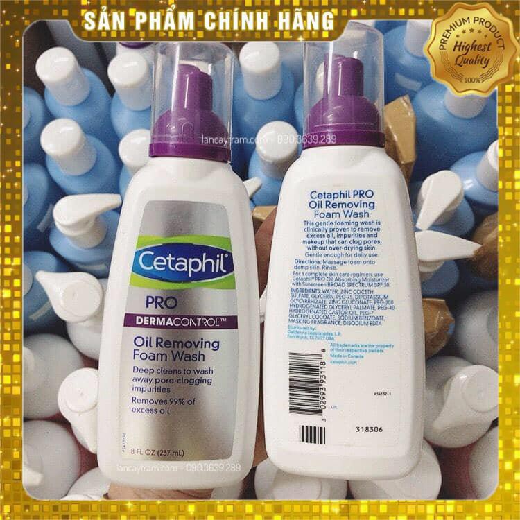 Sữa Rửa Mặt Tạo Bọt dành cho da mụn và dầu Cetaphil Dermacontrol Oil Control 237ml | BigBuy360 - bigbuy360.vn