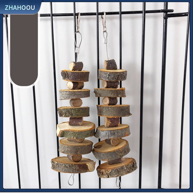 ☃Nhà☃ Đồ Chơi Nhai Gặm Bằng Gỗ Tự Nhiên Phù Hợp Cho Thỏ / Chuột Hamster / Chuột Lang /