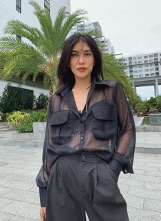 ÁO SƠ MI XUYÊN THẤU