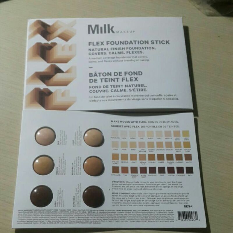 mẫu thử sample kem nền milk flex foundation stick | Shopee Việt Nam