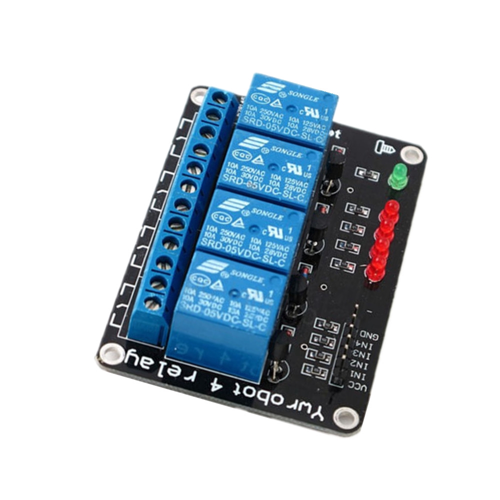 【READY STOCK】Module chuyển tiếp 4 kênh 5V cho Arduino AVR DSP ARM MSP430 Arduino