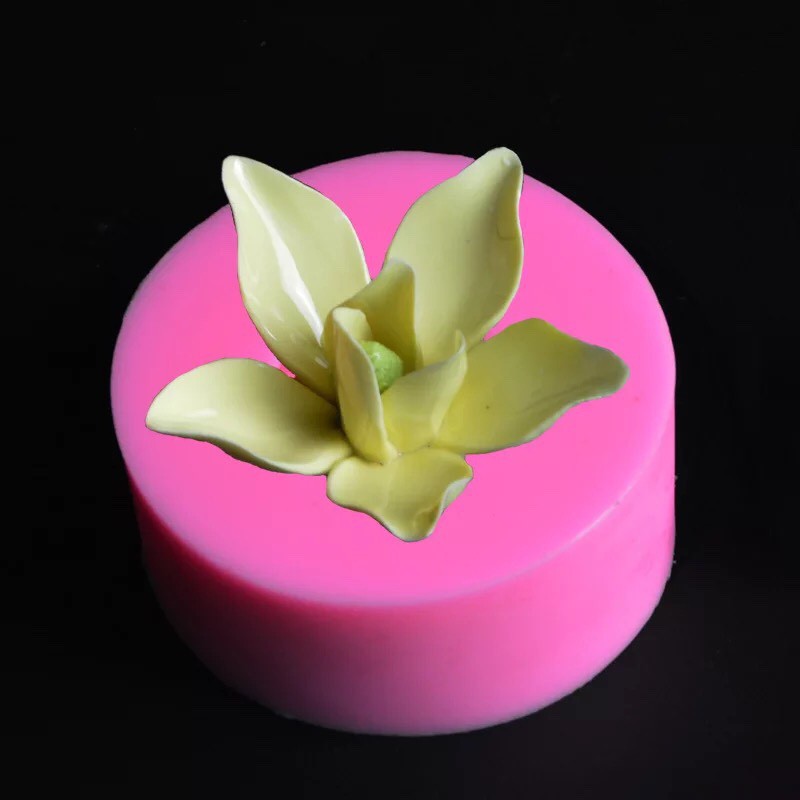 Khuôn rau câu 4D silicone Hoa lan cao trung (Kích thước đọc mô tả)