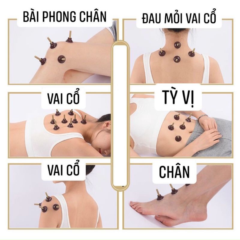 Hộp 60 điếu ngải cứu kèm đế dán - Cốc dán ngải cứu nóng kích thích kinh lạc và huyệt đạo