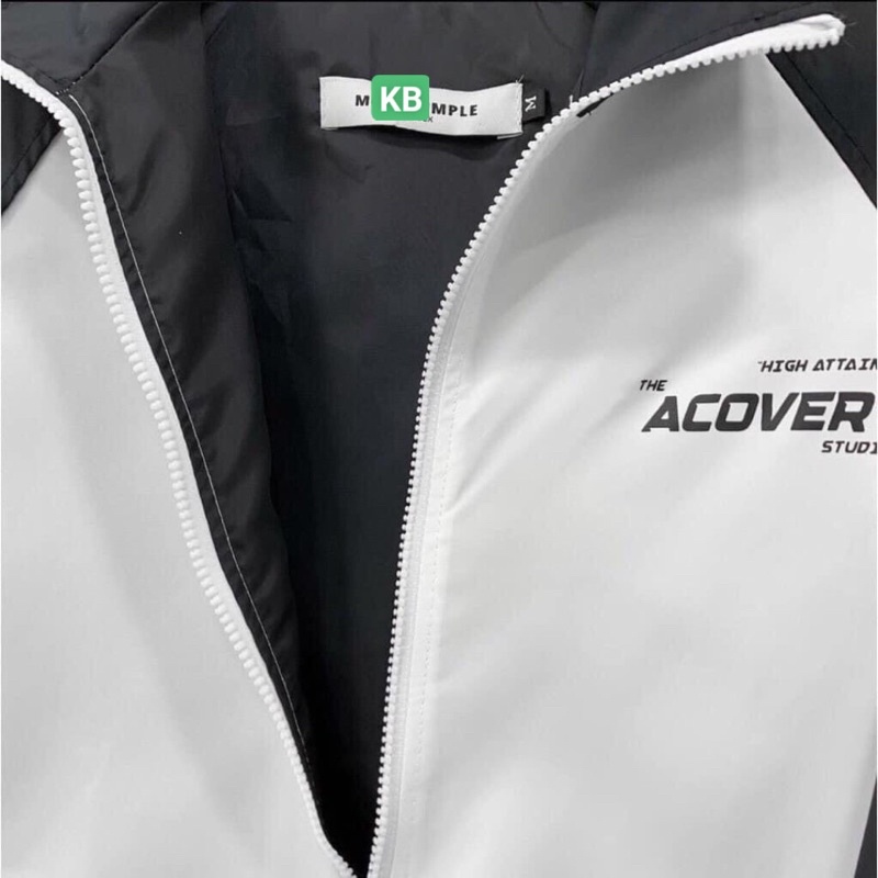 Áo Khoác Gió Nam Nữ Unisex, Áo Khoác ACOVER Cổ Đứng vải Dù Đi Mưa, Cản Gió Cách Nhiệt