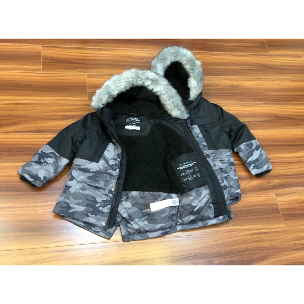 Áo khoác parka lót lông cho bé cực đẹp