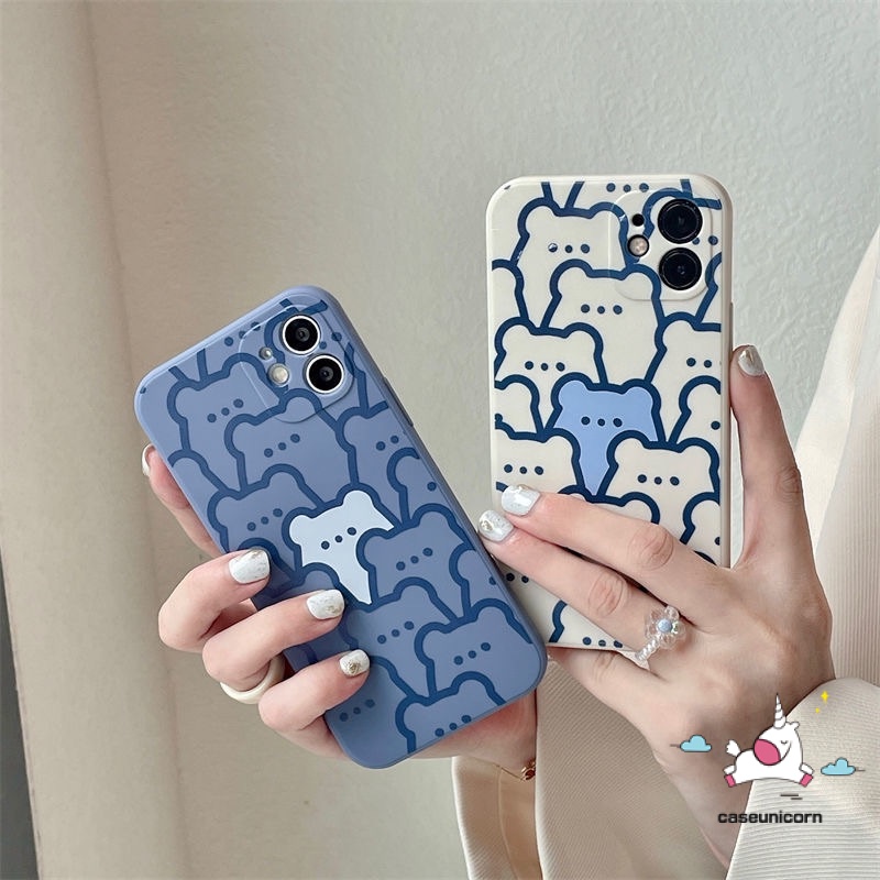 Ốp điện thoại tpu dẻo họa tiết gấu thích hợp cho IPHONE 7 PLUS X XR XS MAX 11 12 13 PRO MAX 6 6S 7 8 PLUS SE 2020