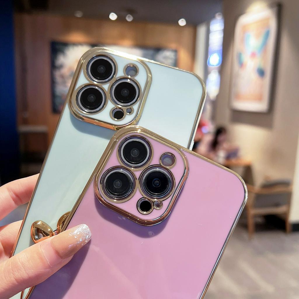 Ốp Điện Thoại Có Giá Đỡ Nam Châm 6d Cho iPhone 6 + 6s + 7 + 8 + xs max xr 11 pro max 12 pro max Niu 13 pro max 14 + 14