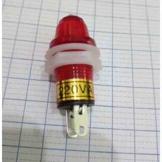 Đèn báo điện 220v dạng đầu u tròn
