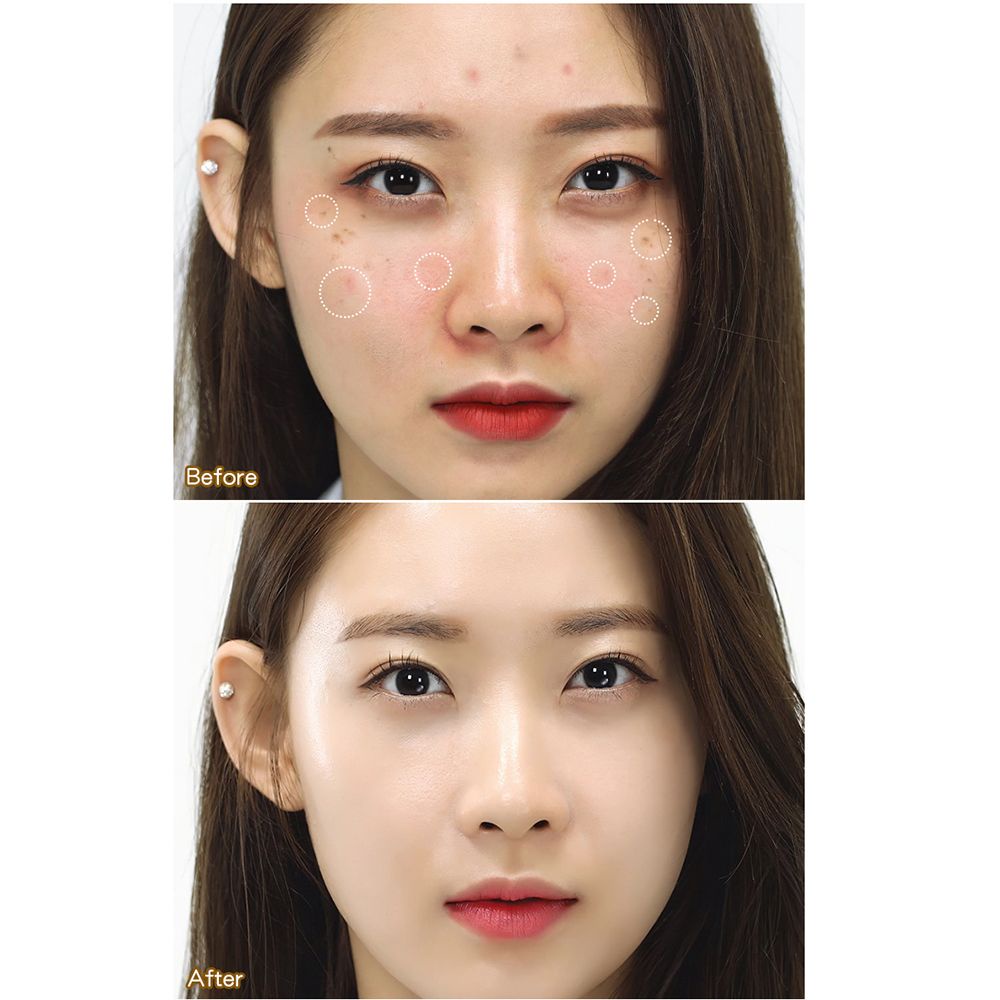 [Hàng mới về] Chì kẻ mày che khuyết điểm 3 màu tùy chọn trang điểm kem nền dưỡng ẩm lâu trôi mịn màng làm dịu da cho nữ