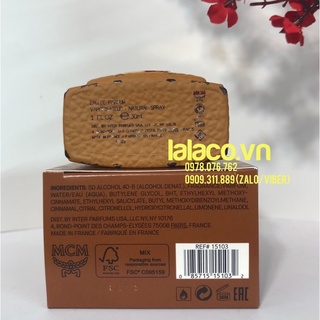 [30ml/75ml] Nước Hoa MCM Eau De Parfum
