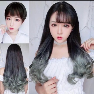 Tóc chữ U ombre nhuộm đuôi khói, đuôi rêu, đuôi vàng kim