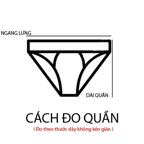 1 Quần lót nam thun lạnh bảng nhỏ từ 45-85kg - QLN77