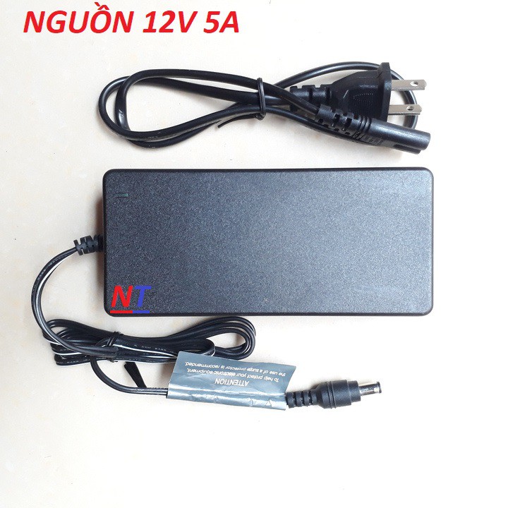 DMST Nguồn 12V 5A Jack DC 5.5mm x 2.5mm