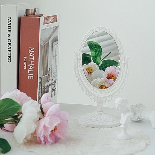[Kloware] Gương Trang Điểm Để Bàn Phong Cách Retro Vintage Trang Trí Phòng Ngủ / Phòng Ngủ Cho Nữ