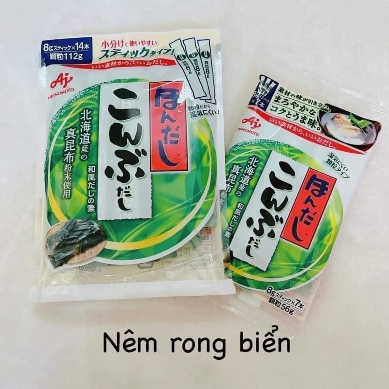 Hạt nêm rong biển Ajinomoto Nhật Bản cho bé