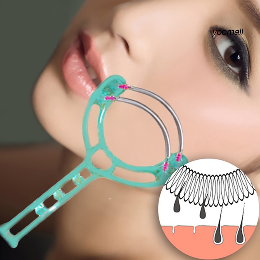 Skin Beauty Portable Handheld Women Facial Hair Removal Roller Threading Tool /MFGJ/