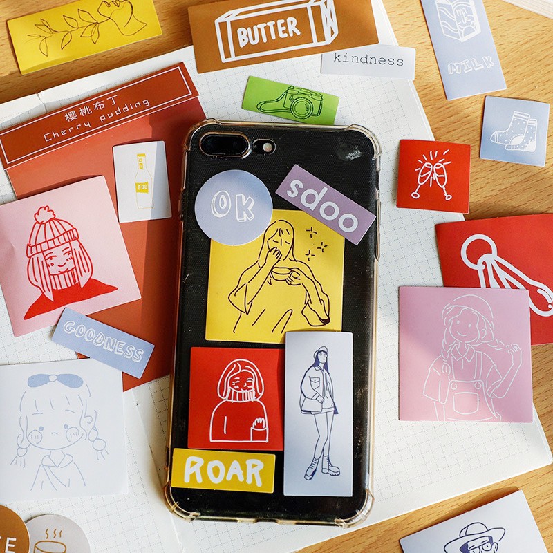 Bộ 40 Sticker phong cách Nitro hiện đại (SB05)