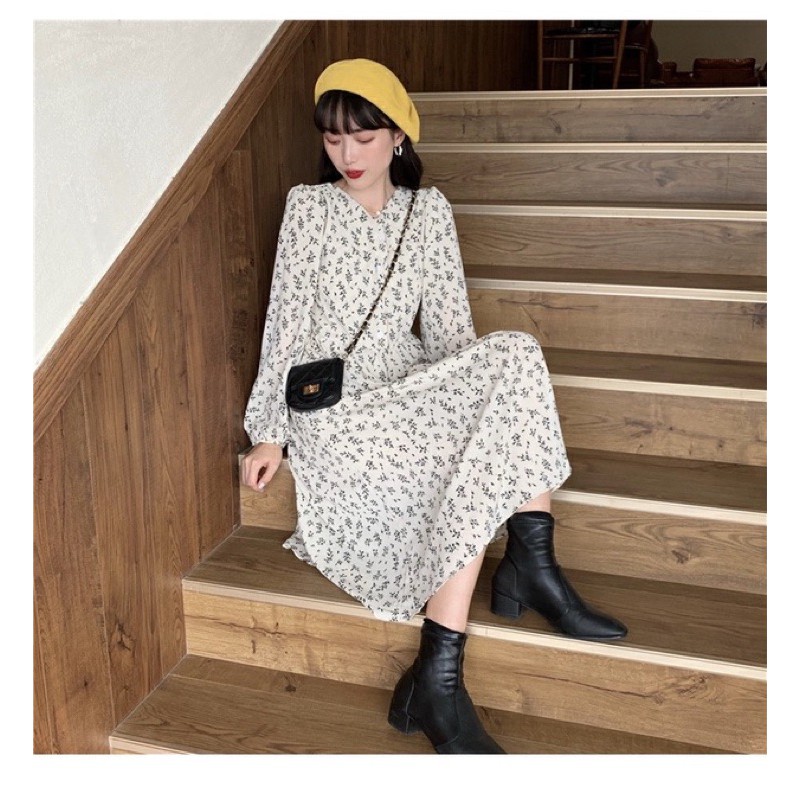 VÁY HOA NHÍ DÁNG DÀI HÀNG QUẢNG CHÂU SIÊU HOT | BigBuy360 - bigbuy360.vn