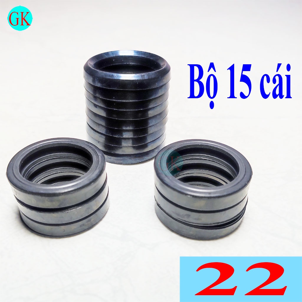 Bộ 15 cái phớt máy rửa xe phi 22 [K-06-14]