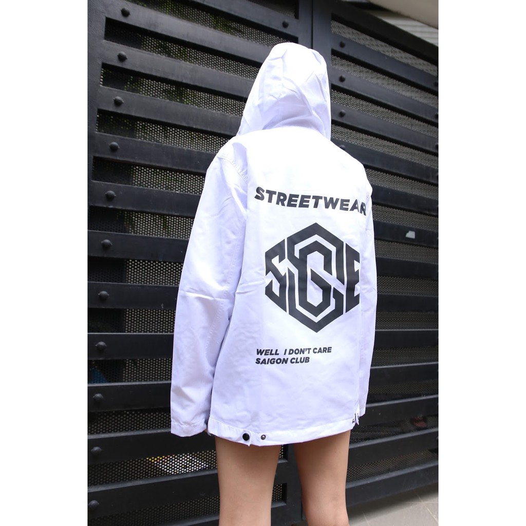 ÁO KHOÁC DÙ 2 LỚP STREETWEAR PHẢN QUANG 7 MÀU UNISEX NAM NỮ