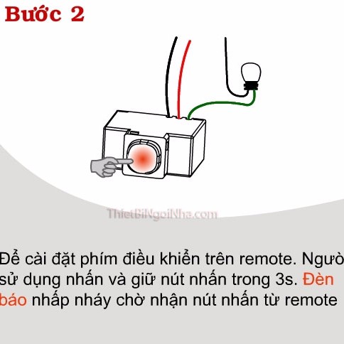 Công Tắc Điều Khiển Từ Xa Bằng Hồng Ngoại IR2A