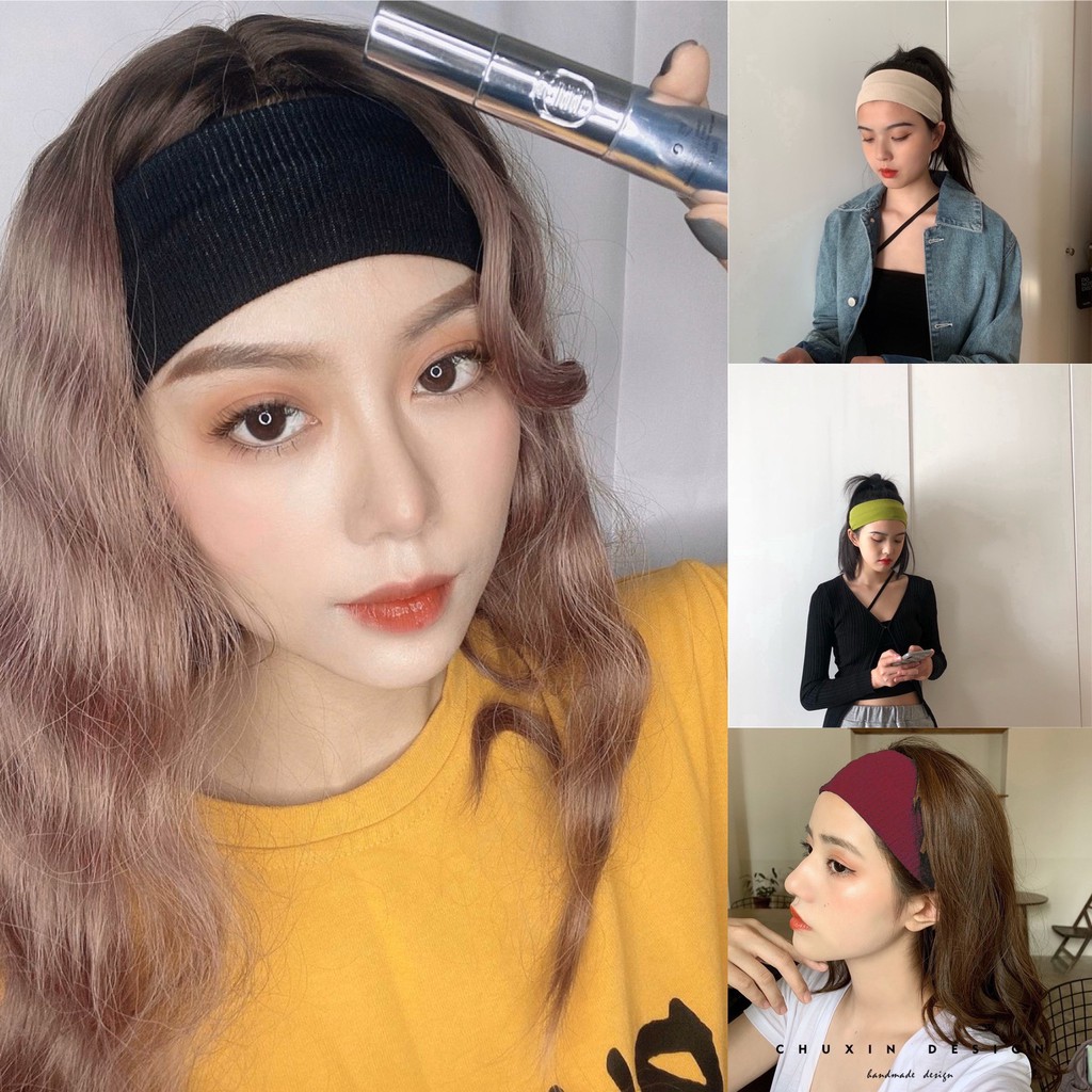 Băng Đô Len Mềm Mịn Co Giãn Headband (Video thật)