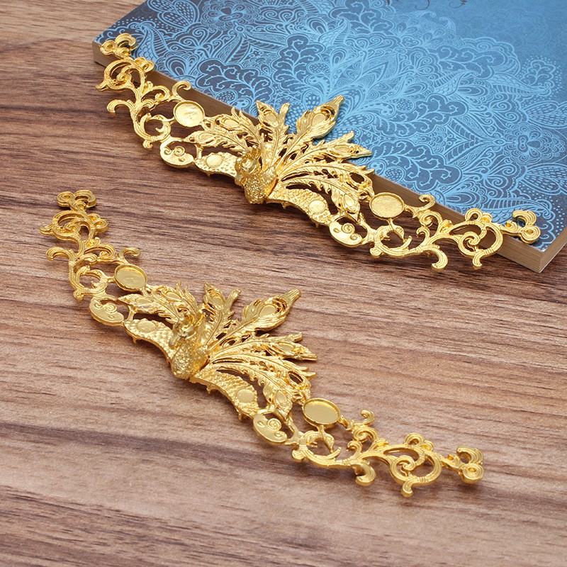 Phụ Kiện Cổ Trang - Phượng Hoàng Ba Chiều Làm Trang Sức Cổ Trang, Handmade