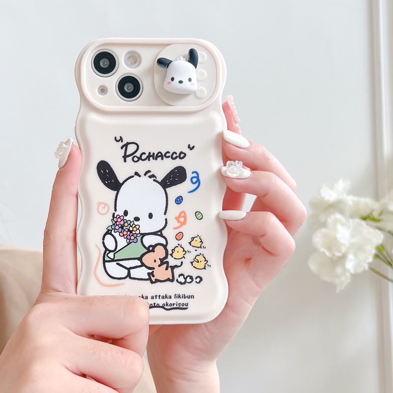 Ốp Điện Thoại Chống Sốc In Hình Chú Chó Cinnamoroll Hoạt Hình Dễ Thương Thời Trang
