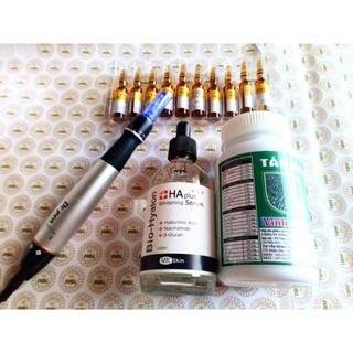 Combo máy dr pen A1 + 1 HA + 1 vỉ C + 1 tảo cốm + 5 kim nano