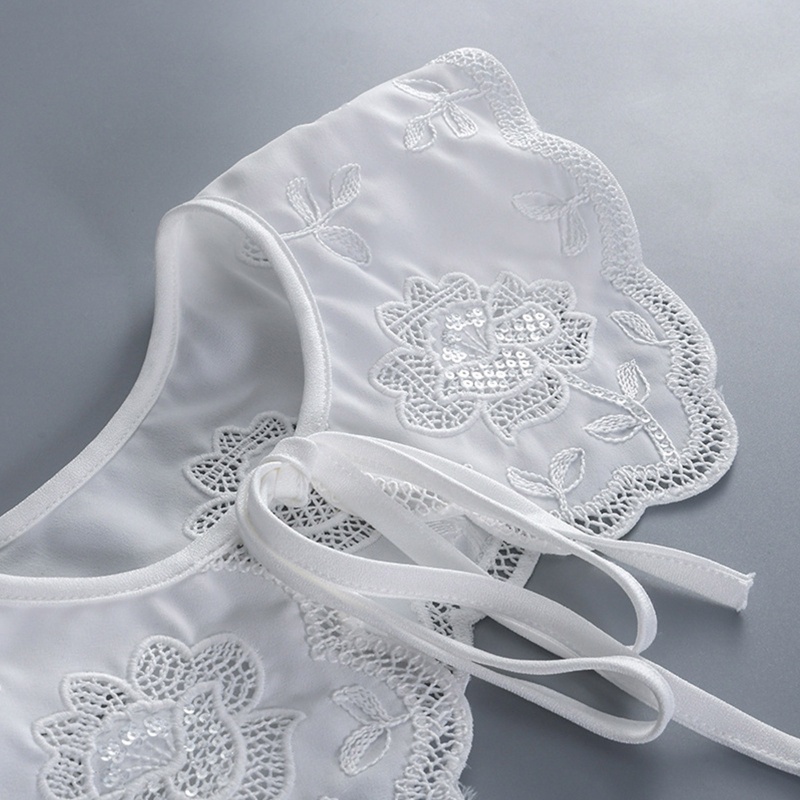 Cổ Áo Rời Thêu Họa Tiết Kiểu Hán Phục Thời Trang Cho Nữ