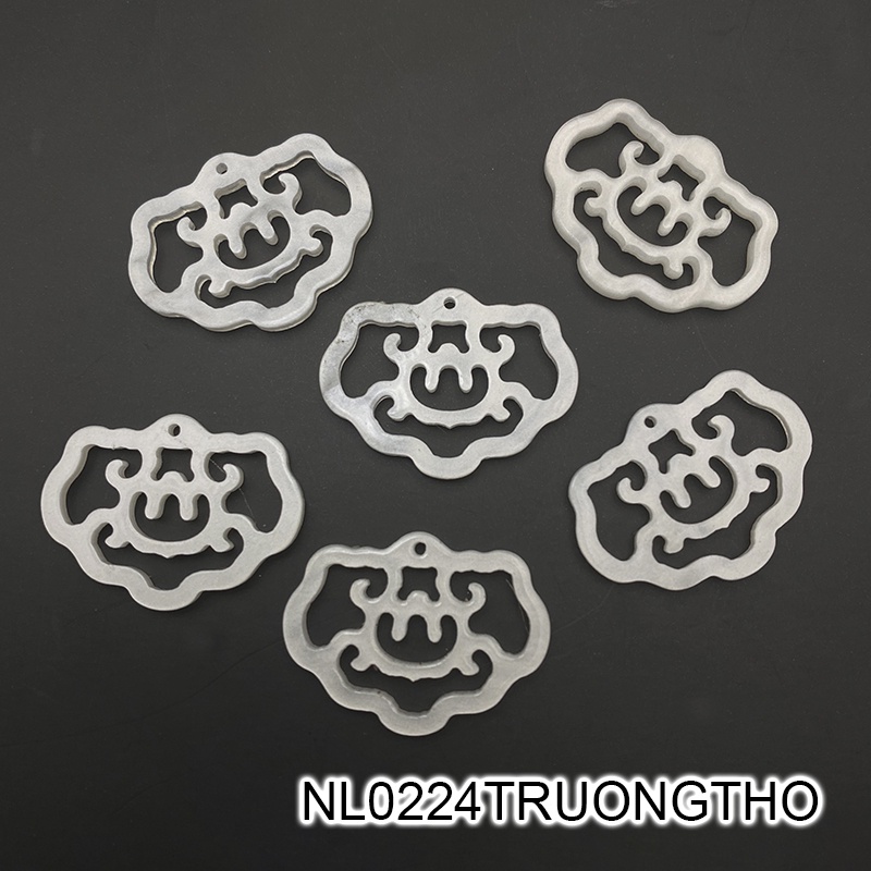 1 phiến họa tiết xà cừ nhân tạo, xà cừ resin nguyên liệu làm trâm làm trang sức cổ trang