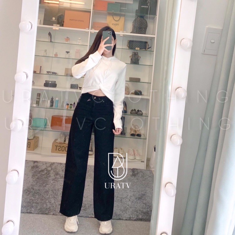 [FREESHIP] Quần CULOTTE jean trắng đen 0R.CHID | BigBuy360 - bigbuy360.vn