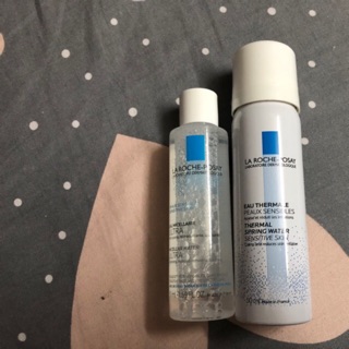 Combo xịt khoáng và tẩy trang mini La roche posay (có tem chính hãng)