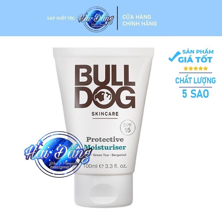 [ Chính Hãng UK ] Kem Dưỡng Ẩm Cho Da Nhậy Cảm Bulldog Sensitive Moisturiser 100ml - Dành Cho Nam