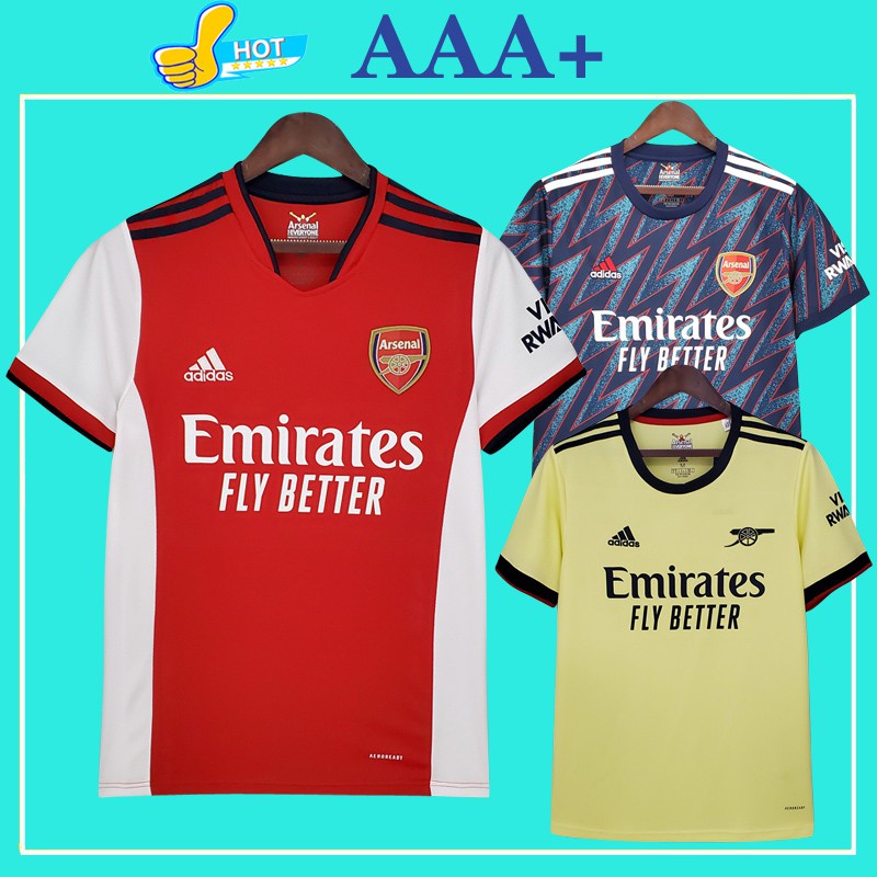 Áo Thun Đá Banh Sân Nhà 21-22 Arsenal