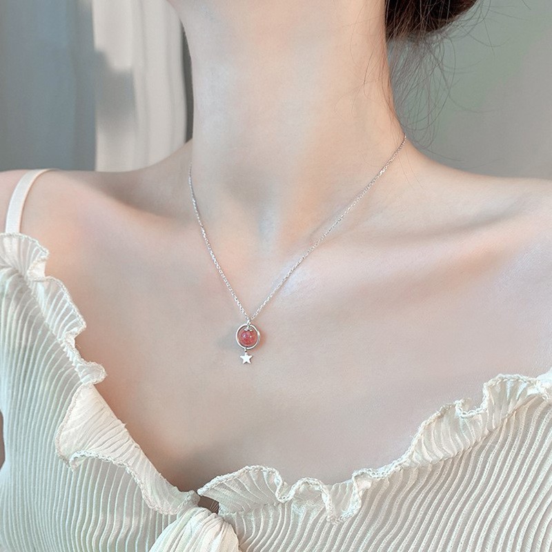 Dây chuyền bạc 925 hình ngôi sao đính đá thời trang cho nữ Nữ ANTA Jewlery - ATJ3603