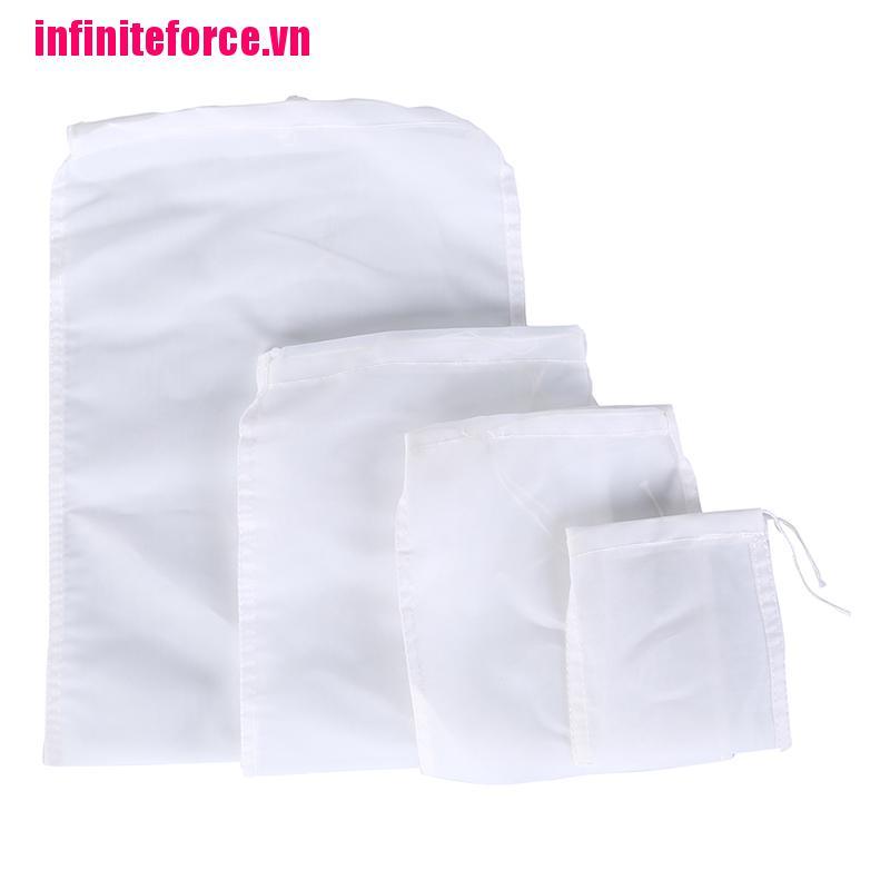Túi Lưới Nylon Lọc Trà Sữa / Sữa / Rượu / Trái Cây Có Thể Tái Sử Dụng