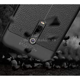 Ốp lưng Xiaomi Redmi K30 silicon giả da Auto Focus