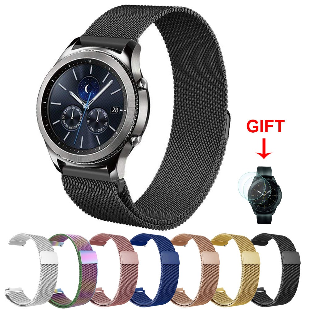 Dây Đeo Inox Milanese Cho Đồng Hồ Thông Minh Samsung Gear S3 Classic / Frontier 46mm