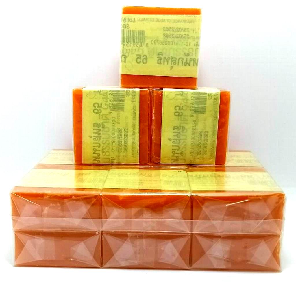 12 Bánh xà phòng giảm mụn thâm cam nghệ thái lan